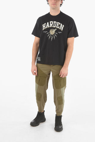 JAMES HARDEN x NEIL BARRETT Crew Neck Printed Logo T-Shirt