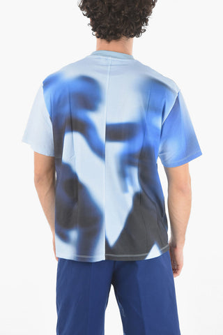 T-Shirt Girocollo BLURRED DANCERS in Cotone