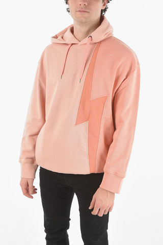 Hooded TRI-COLOUR BOLT Easy Fit Sweatshirt