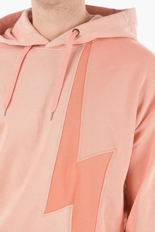 Hooded TRI-COLOUR BOLT Easy Fit Sweatshirt