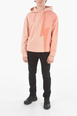 Hooded TRI-COLOUR BOLT Easy Fit Sweatshirt