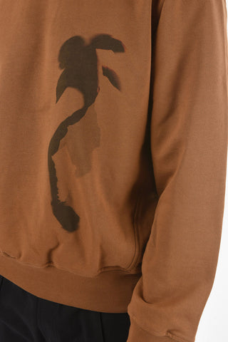 Felpa Easy Fit BLURRED DANCER con Stampa