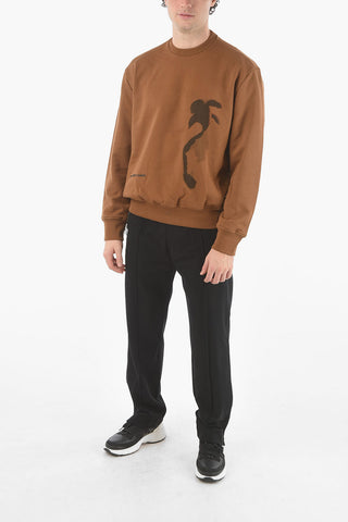 Felpa Easy Fit BLURRED DANCER con Stampa