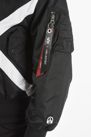 Front Zipped ALPHA INDUSTRIES Revrsible Bomber Jacket