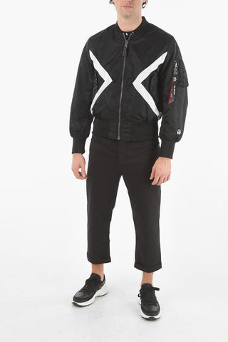 Front Zipped ALPHA INDUSTRIES Revrsible Bomber Jacket