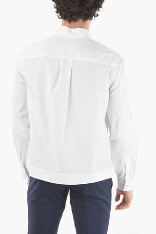 Camicia WORKWEAR HYBRID con Collo Francese e Taschino