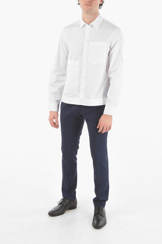 Camicia WORKWEAR HYBRID con Collo Francese e Taschino