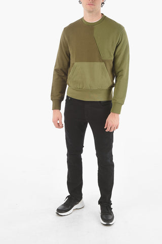 Felpa Slim Fit SHADES OF COLOUR BLOCKING Con 3 Tasche