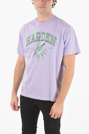 JAMES HARDEN x NEIL BARRETT Rundhals-T-Shirt mit bedrucktem Logo