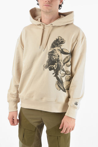 Felpa Easy Fit DESERT ANIMALS con Capuccio e Maxitasca