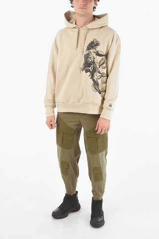 Felpa Easy Fit DESERT ANIMALS con Capuccio e Maxitasca