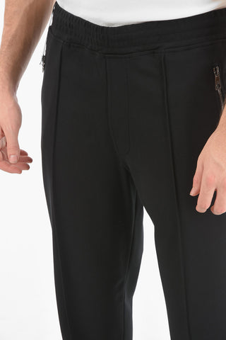 Zipped Ankle SLIM FIT Low-Rise Sweatpants