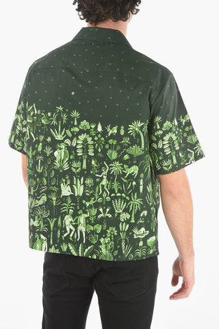 Short-sleeved DANCING IN THE MOONLIGHT Camp Collar Shirt
