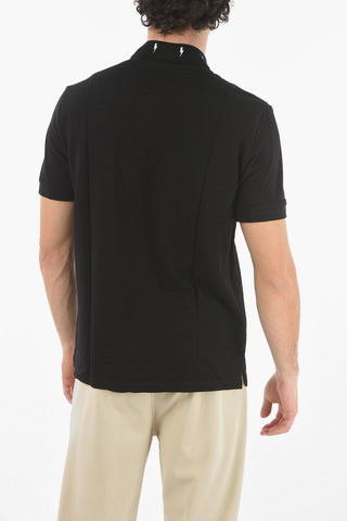 Printed Collar FIT BOLT Slim Fit Polo