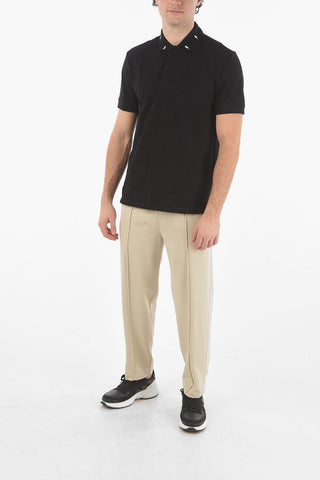 Printed Collar FIT BOLT Slim Fit Polo