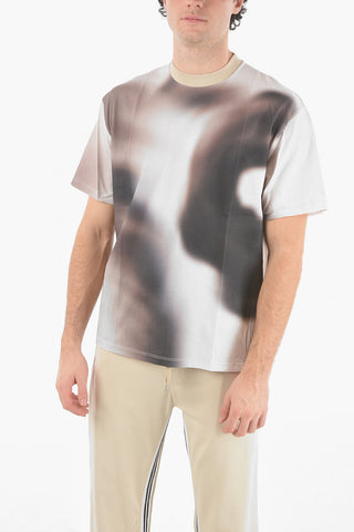 T-Shirt Girocollo BLURRED DANCERS in Cotone