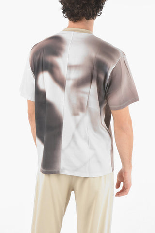 T-Shirt Girocollo BLURRED DANCERS in Cotone