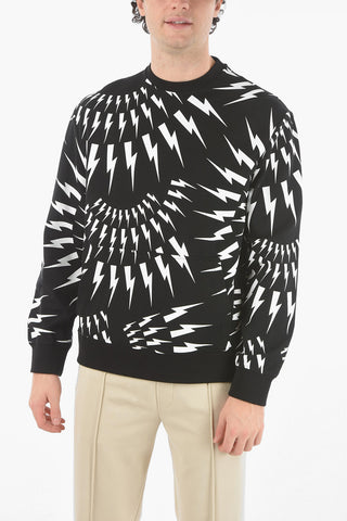 Felpa CRAZY BOLTS Con Tasca a Zip