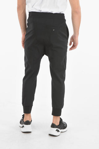 Low-Rise SLOUCH FIT Contrasting Band Pants