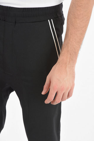 Low-Rise SLOUCH FIT Contrasting Band Pants