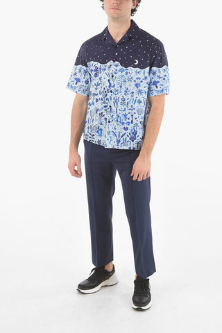 Short-sleeved DANCING IN THE MOONLIGHT Camp Collar Shirt