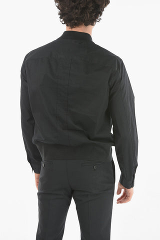 Front Zipped LIGHT HYBRID Utility Bomber Jacket 