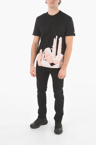 Printed Slim Fit CACTUS T-Shirt