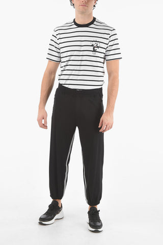 Pantaloni SLIM LOW RISE con Righe Regimental