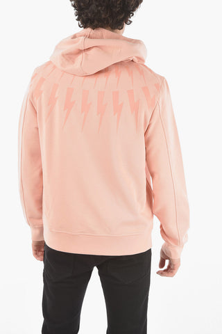 Hooded Slim Fit FAIR-ISLE THUNDERBOLT Sweatshirt