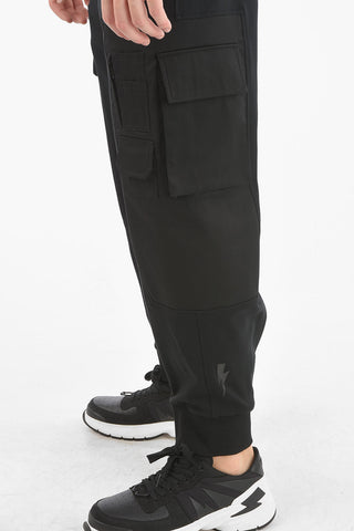 Nylon Detail HYBRID WORKWEAR Cargo Sweatpants