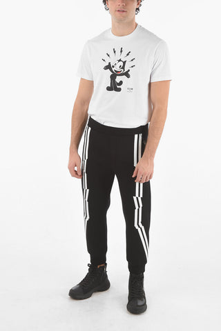 Zipped Pocket ORIGAMI SPORT STRIPE Sweatpants