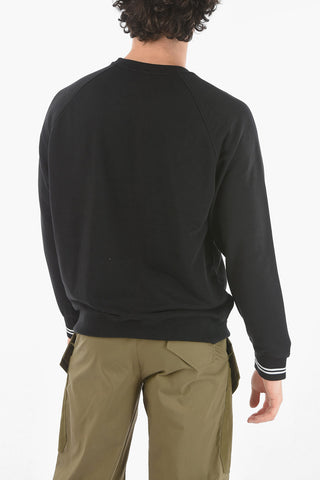 JAMES HARDEN x NEIL BARRETT Crew Neck Easy Fit Sweatshirt with Printed Logo