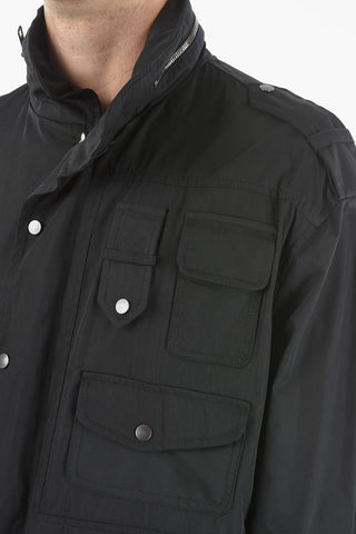 Removable Hood Oversized Utility Jacket