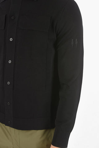 Long-sleeved TECNO KNIT Loose Fit Utility T-Shirt