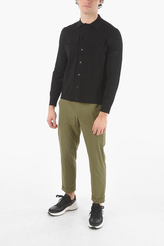Long-sleeved TECNO KNIT Loose Fit Utility T-Shirt