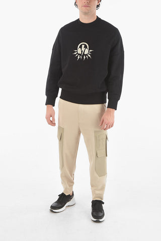 Embroidered Logo D.J. BOLT Baggy Sweatshirt