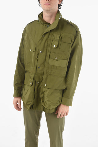 Giubbotto Utility Oversized Con Cappuccio Estraibile