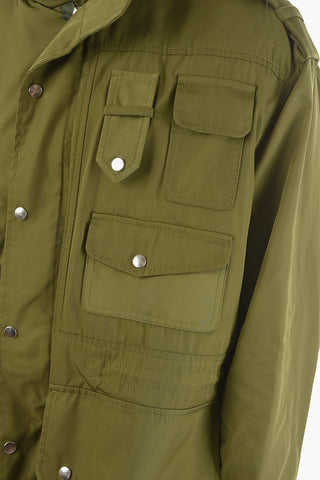 Giubbotto Utility Oversized Con Cappuccio Estraibile