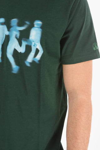 T-Shirt Girocollo BLURRED DANCERS in Cotone
