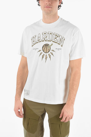 JAMES HARDEN x NEIL BARRETT Rundhals-T-Shirt mit bedrucktem Logo
