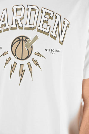 JAMES HARDEN x NEIL BARRETT Rundhals-T-Shirt mit bedrucktem Logo