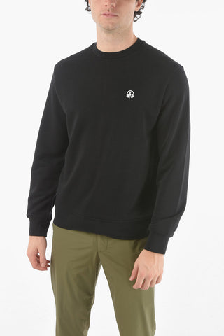 Slim Fit MUSIC BOLT Sweatshirt with Embroidered Logo