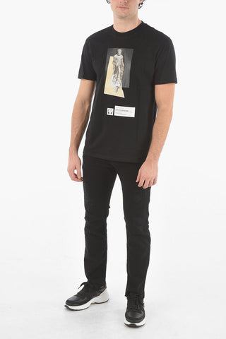 Cotton T-Shirt HERCULES IN REFLECTION with Print