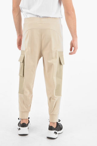 Nylon Detail HYBRID WORKWEAR Cargo Sweatpants