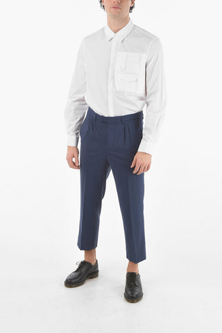Double-pleated LOOSE TAPERED Low-Rise Pants