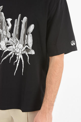 Crewneck CACTUS Printed Easy Fit T-Shirt
