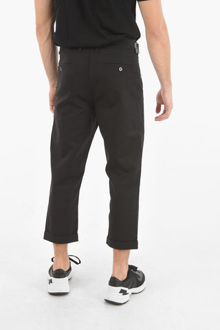 Pantaloni Cropped LOOSE FIT a Vita Bassa