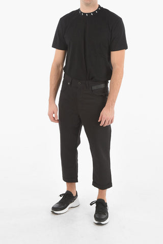Pantaloni Cropped LOOSE FIT a Vita Bassa