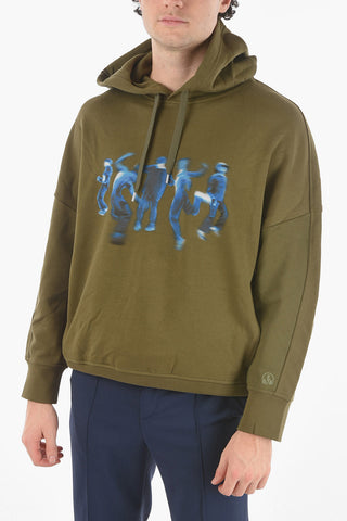 Baggy BLURRED DANCERS Cotton Hoodie