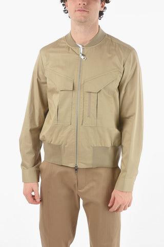 Front Zipped LIGHT HYBRID Bomber Jacket
